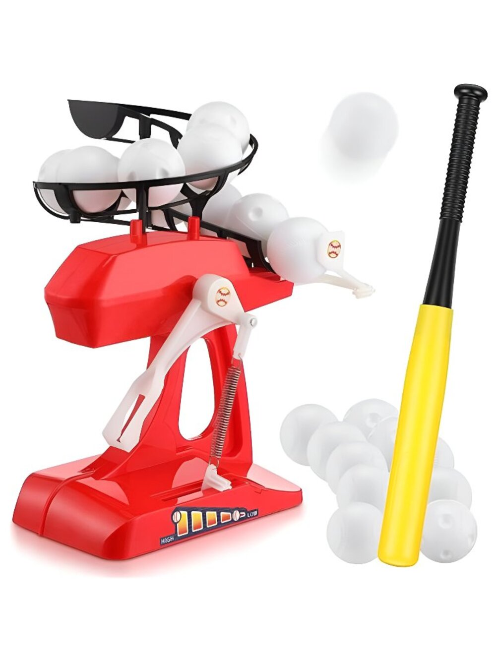 Auto Electronic Baseball Pitching Machine Set - Picture 1 of 7